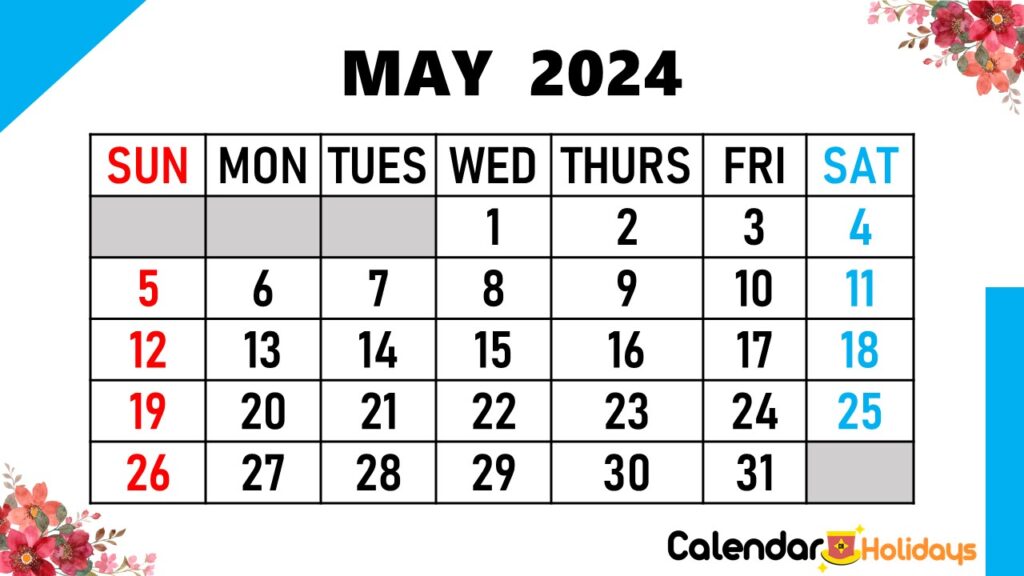 May 2024 Calendar