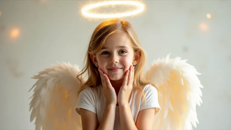 A pair of angel wings with a glowing halo, symbolizing National Be an Angel Day and acts of kindness