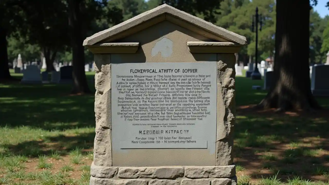 Memorial honoring enslaved African burial grounds with historical significance.
