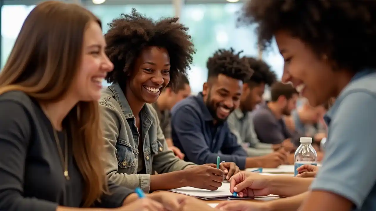 Celebrating National CanDo Day with diverse individuals engaging in community activities and showcasing positivity and determination