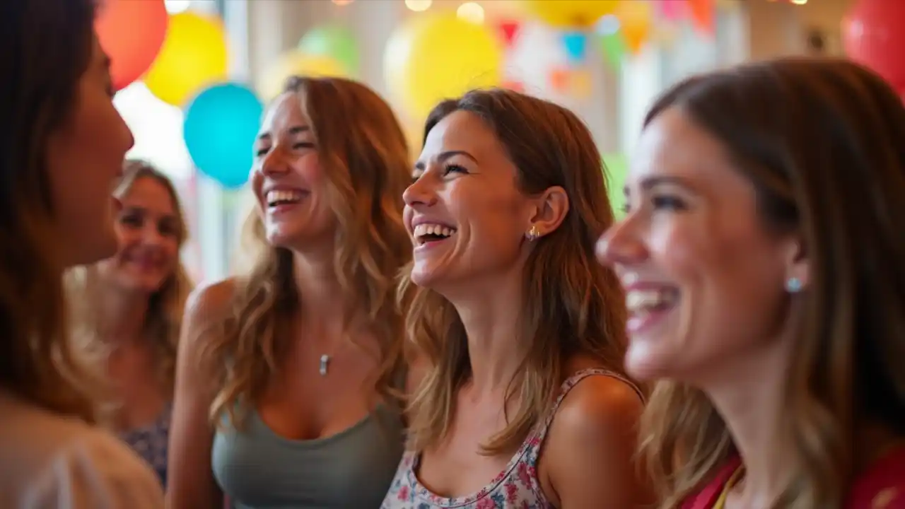 Celebration of National Charlie Day with festive decorations and joyful participants