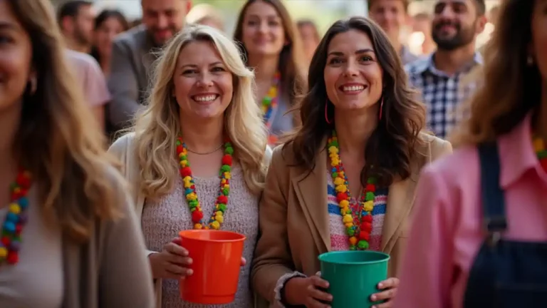 Celebration of National Clara Day with festive decorations and community gathering