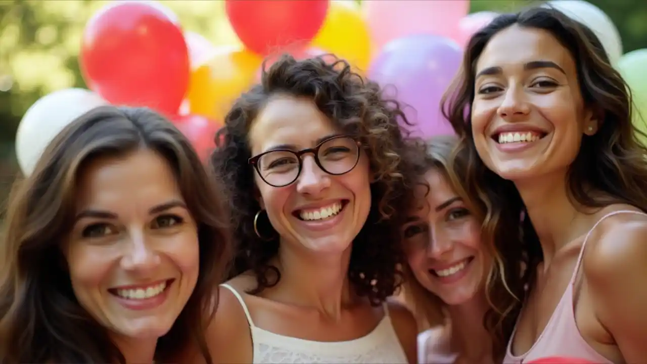 Celebration of National Claudia Day with festive decorations and joyful participants