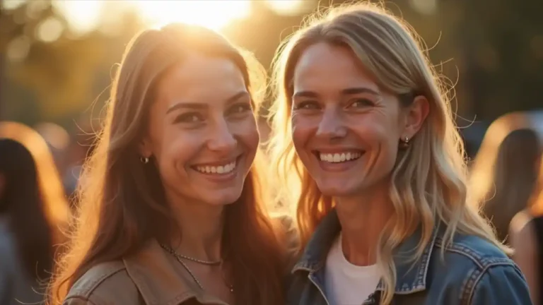 Smiling friends exchanging compliments to celebrate National Compliment Day