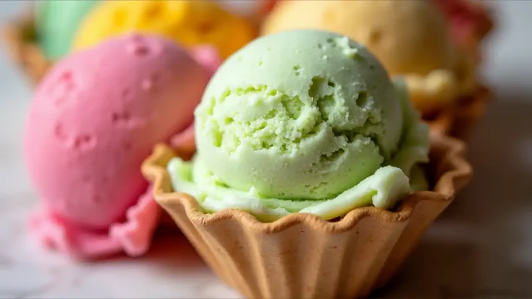 Delicious artisanal gelato scoops in vibrant flavors for National Gelato Day celebration