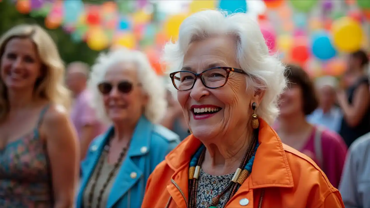 Celebration of National Judy Day with festive decorations and joyful participants