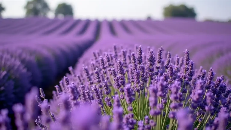 Blooming lavender field celebrating National Lavender Day