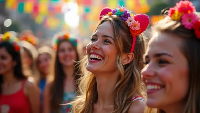 Celebration of National Lucy Day with festive decorations and joyful participants