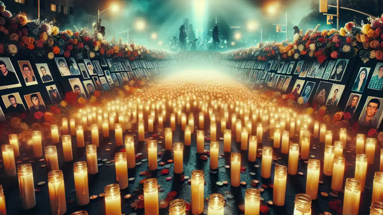 A candlelight vigil for National Missing Persons Day, symbolizing hope and remembrance for those who are missing