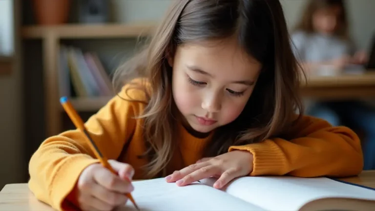 Young writer journaling with creativity on National Encourage a Young Writer Day.