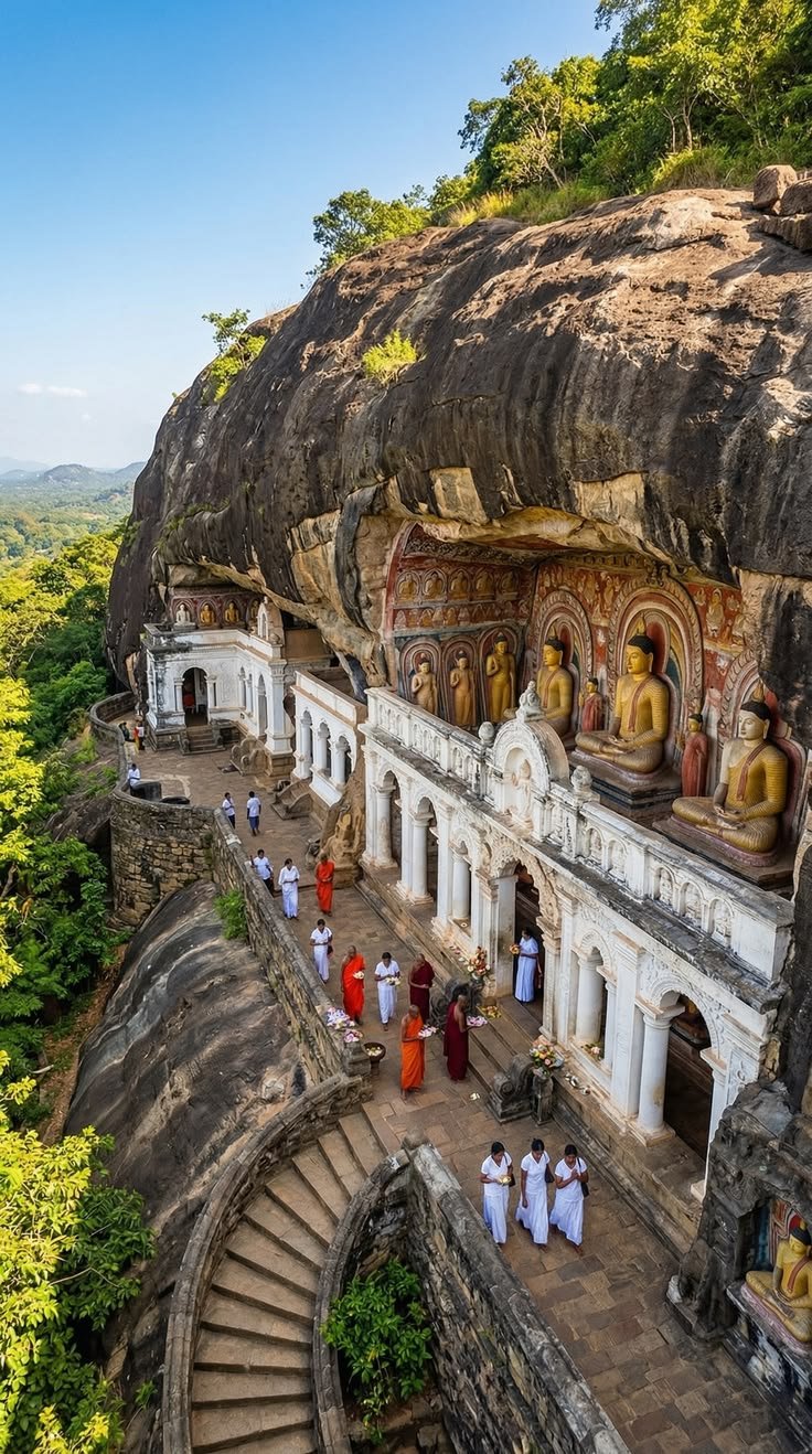The Dambulla Cave Temple Sri Lanka