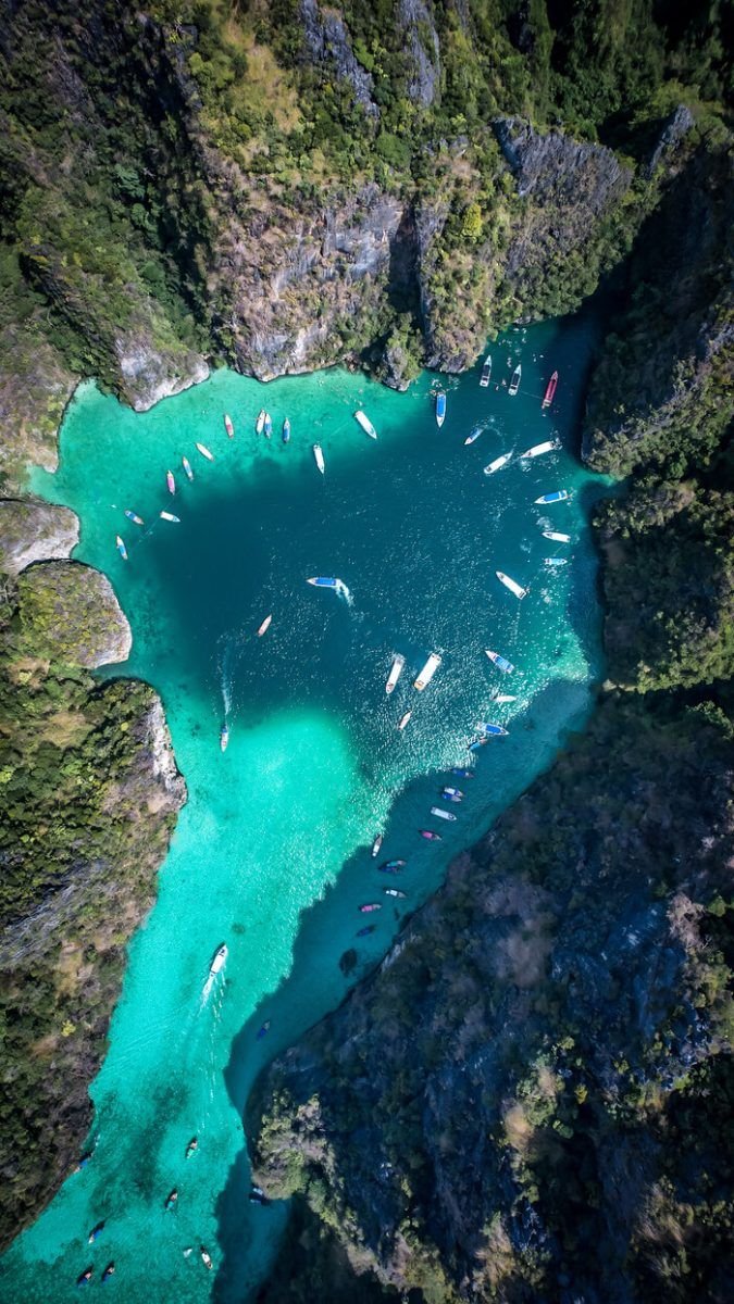 This contains: pileh lagoon from above