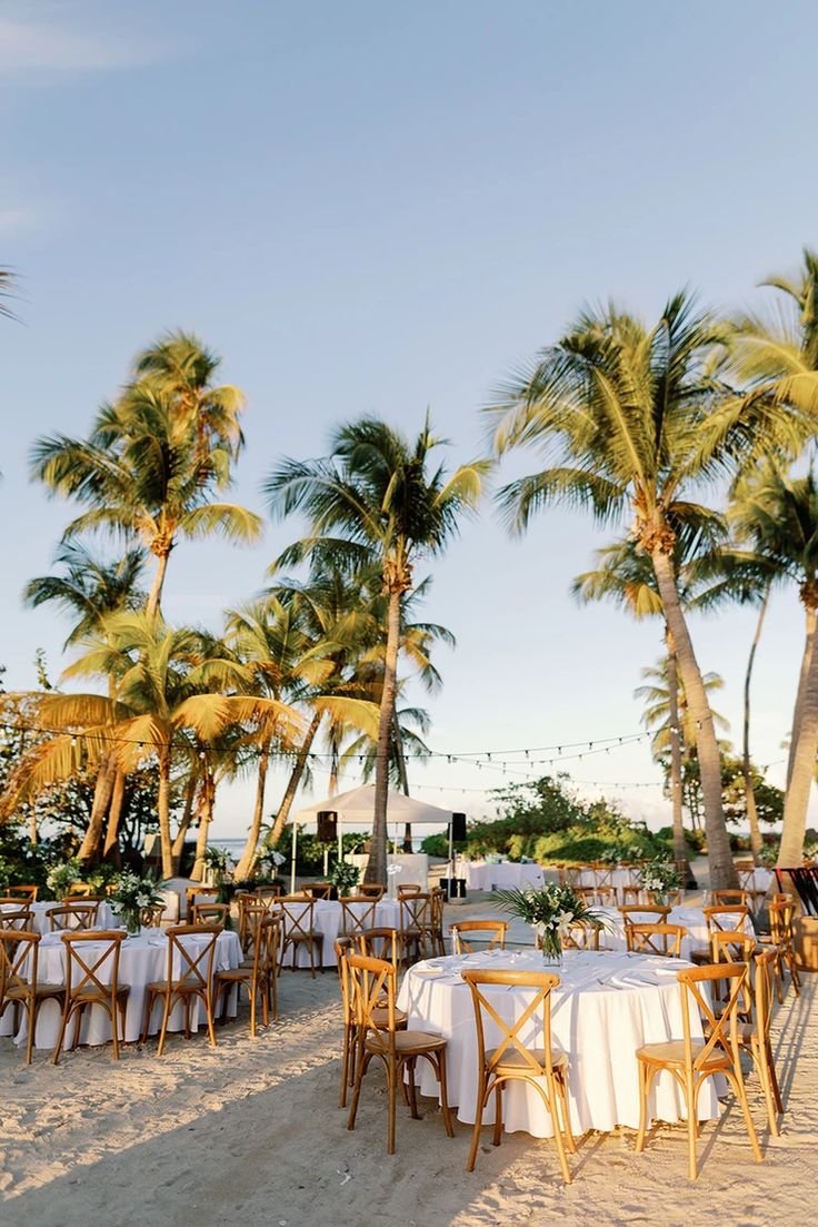This contains: Puerto Rico Beach Destination Wedding 