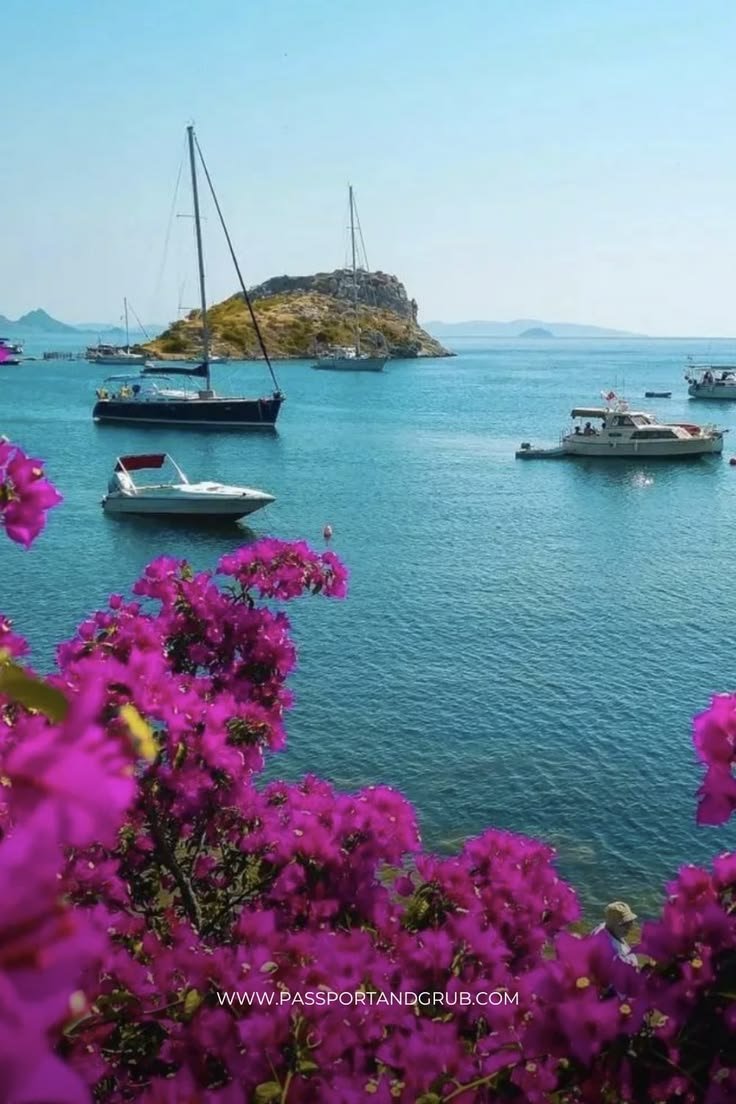 This contains: Best beaches Bodrum Turkey 2026 — Bodrum Peninsula beach guide Gümbet Bitez Türkbükü Kumbahçe Yalıkavak beach clubs Blue Flag Aegean coast Turkish Riviera women travel Turkey travel aesthetic travel destinations photography traveling aesthetic summer 2026