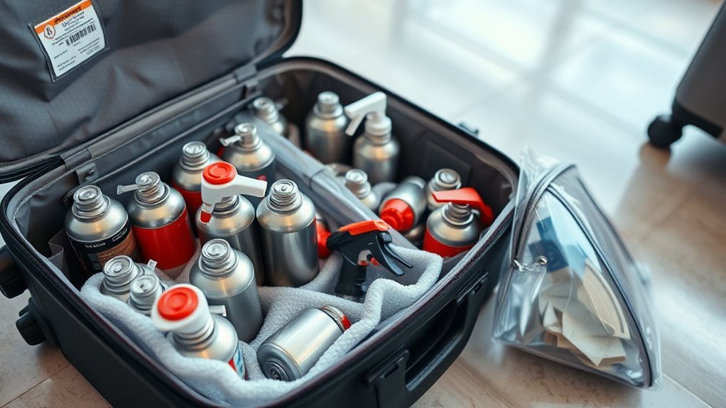 aerosol safety and restrictions