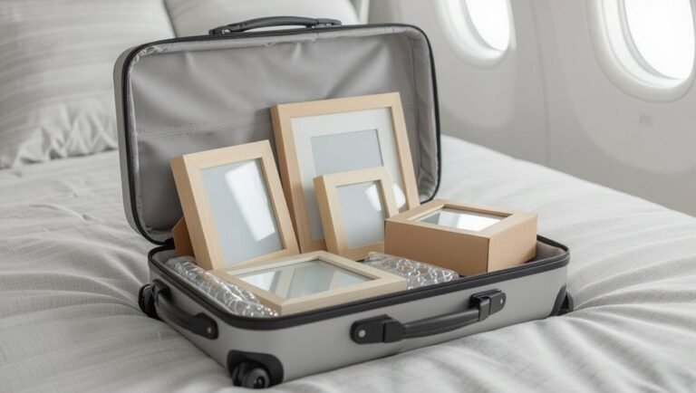air travel photo frame guidelines