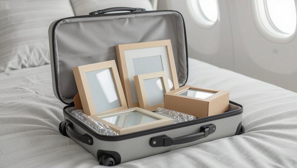 air travel photo frame guidelines