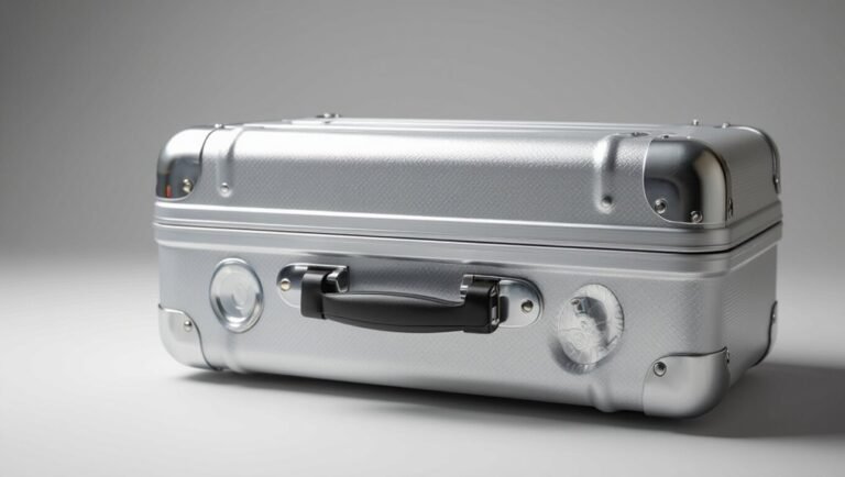 aluminum suitcases resist dents