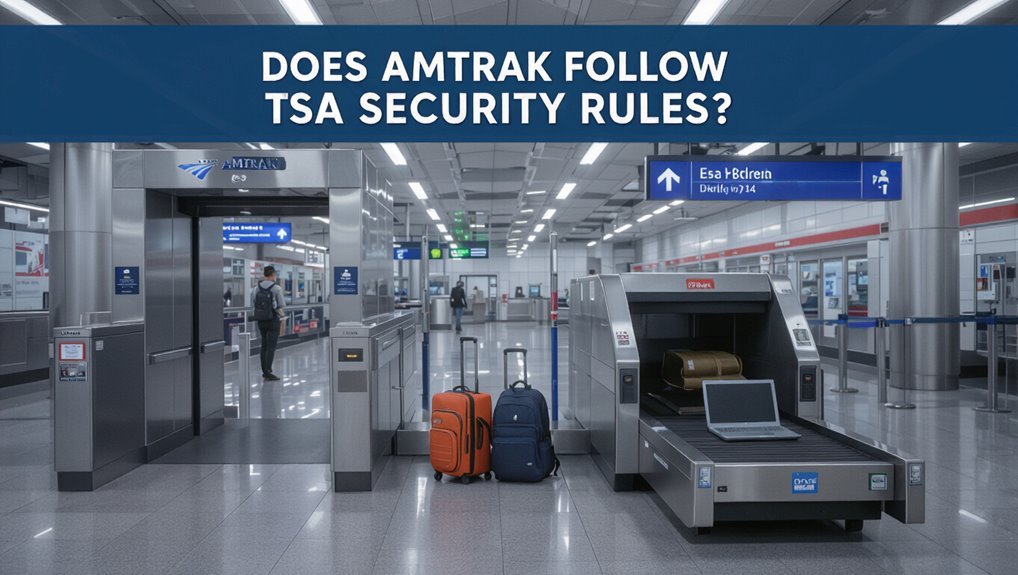 amtrak security procedures differ