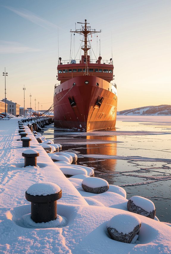 arctic port with history