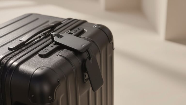 attach luggage tag securely