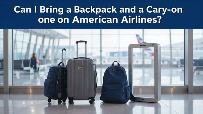 backpack and carry on allowed