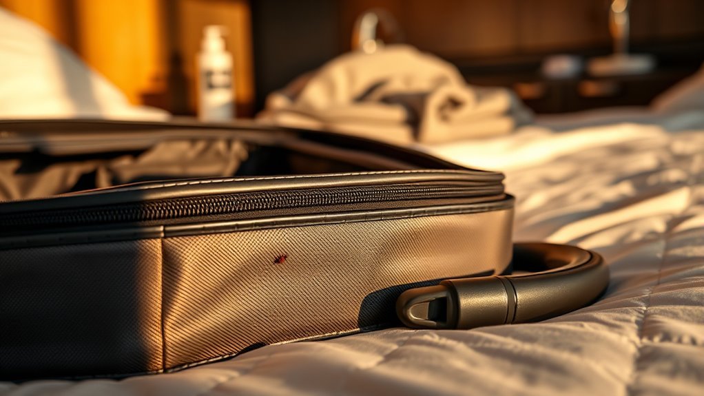 bed bugs survive months inside suitcases