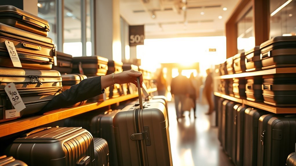 best luggage sale times