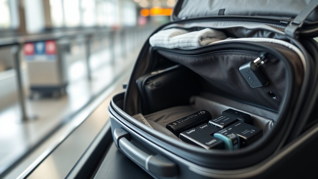 carry batteries in carry on