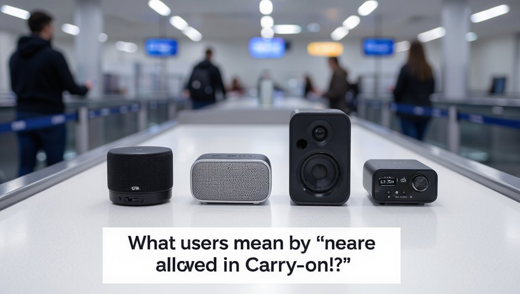 carry on speaker regulations explained