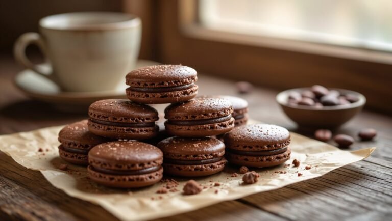 celebrate chocolate macaroons