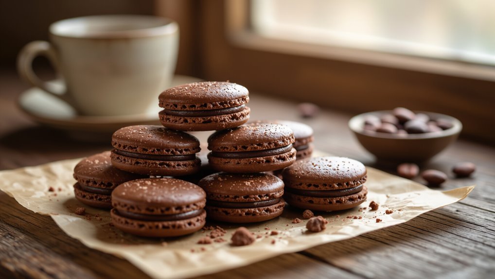 celebrate chocolate macaroons