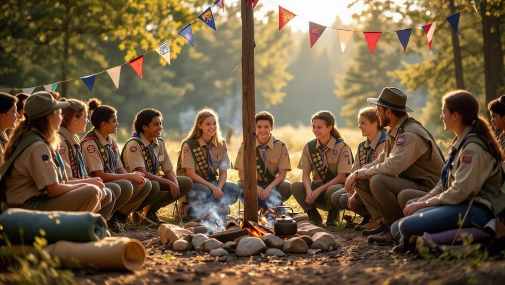 celebrating scouting achievements together