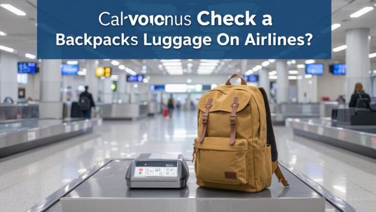 check backpack as luggage