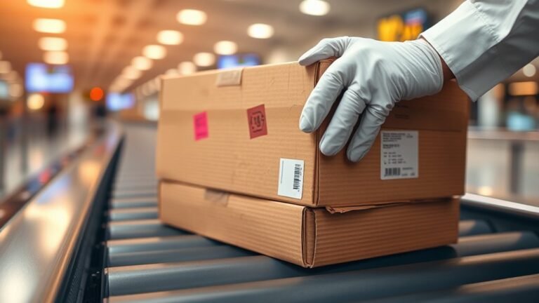 check boxes as baggage