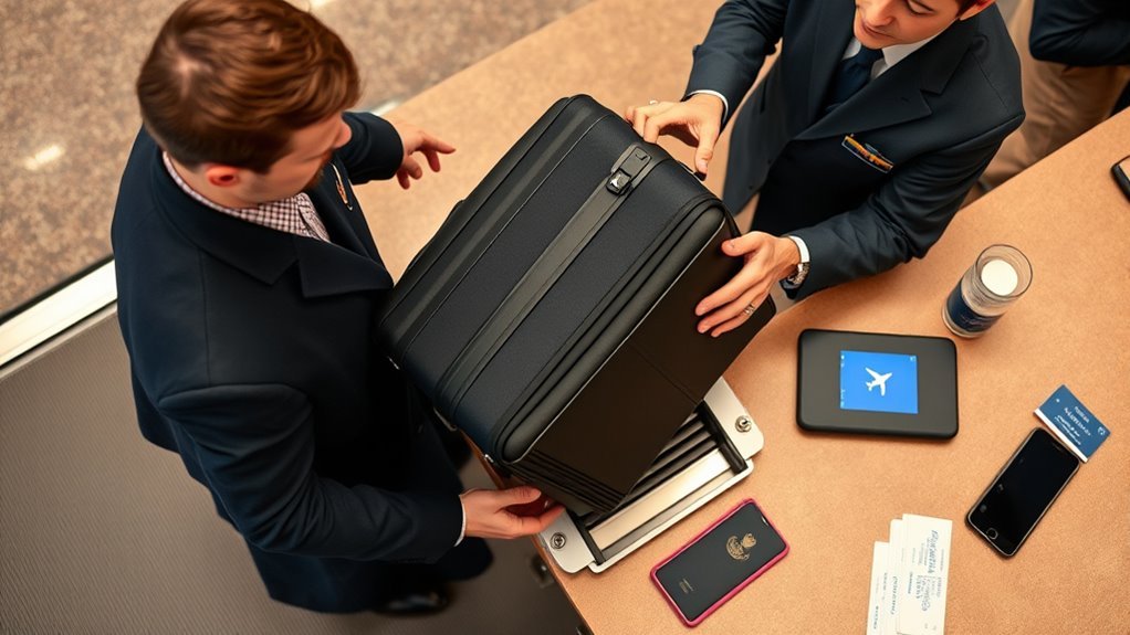 check in luggage verification process
