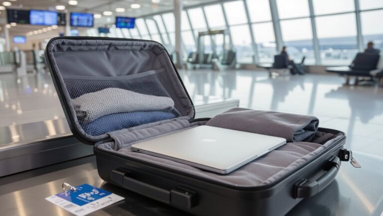 check laptop with caution