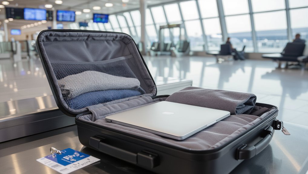 check laptop with caution