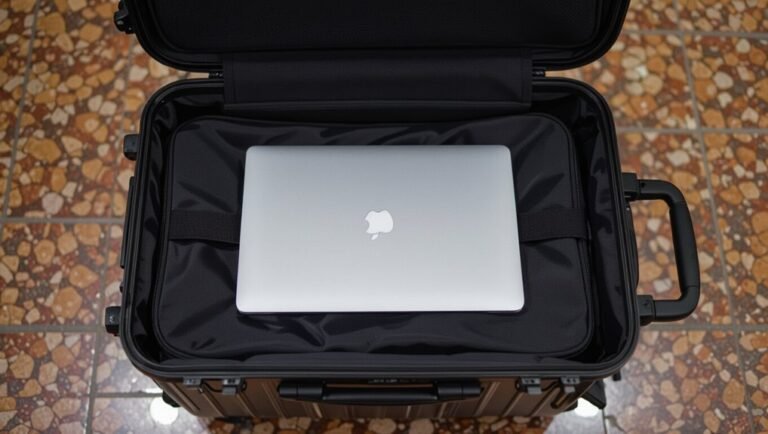 check laptops in cabin