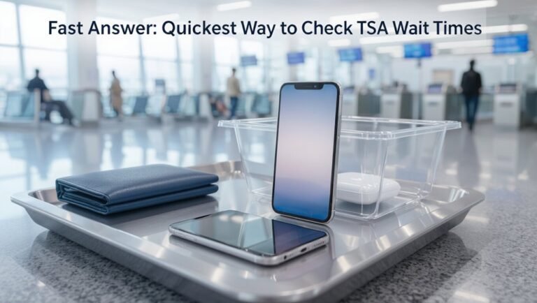 check tsa wait times