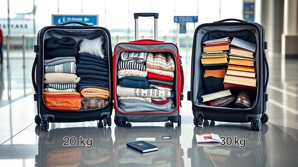 checked baggage weight options