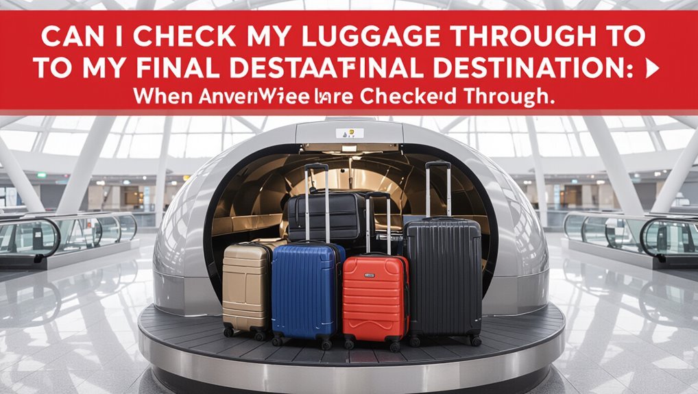 checked bags to destination