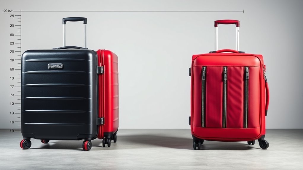 choose suitable carry on size