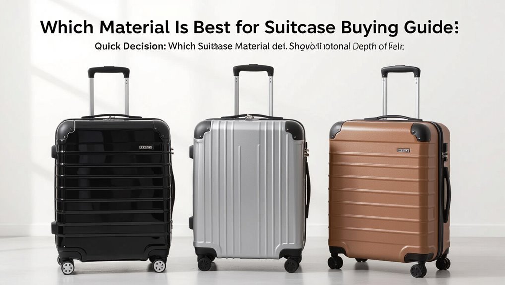 choose suitcase material wisely