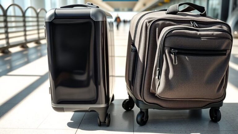 choosing suitcase for travel