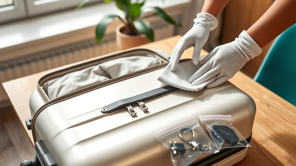 clean empty secure inspect