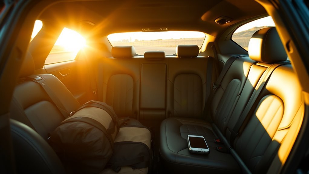 comfortable limited cabin space