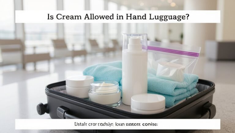 cream in carry on regulations