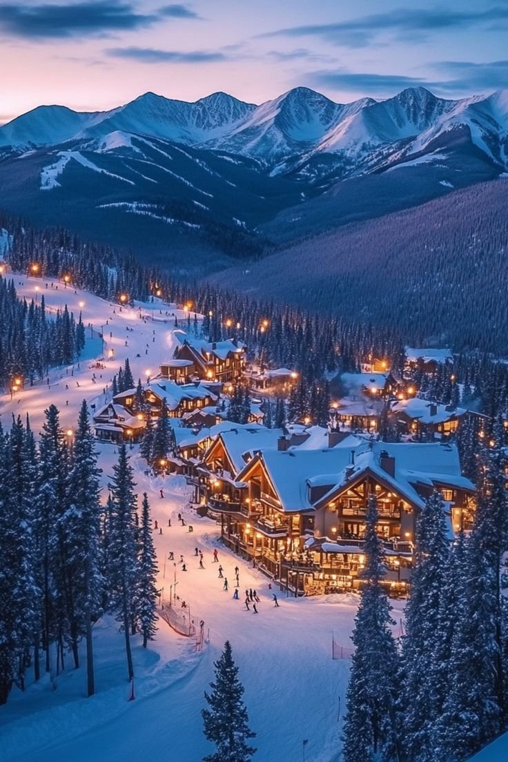 This contains: Experience Colorado in Winter: Top 5 Ski Resorts to Visit