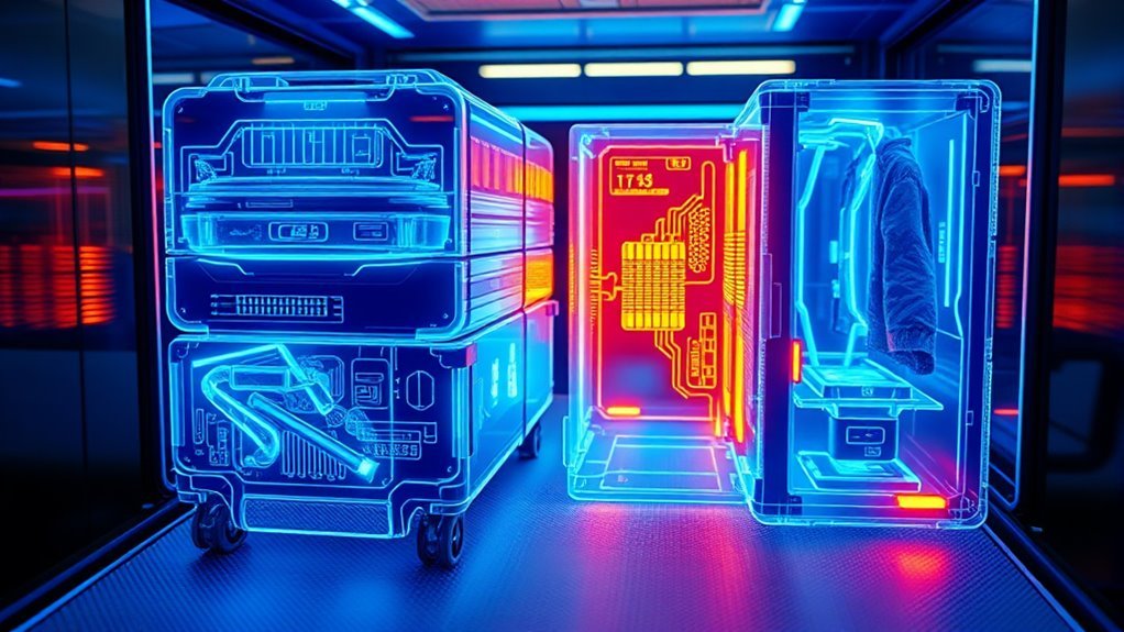 detecting electronics and batteries